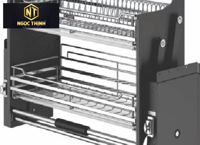 Giá Chén Bát Nâng Hạ Di Động 2 Tầng R014-900 tại Phước An Giá Chén Bát Nâng Hạ Di Động 2 Tầng R014-900 tại Phước An